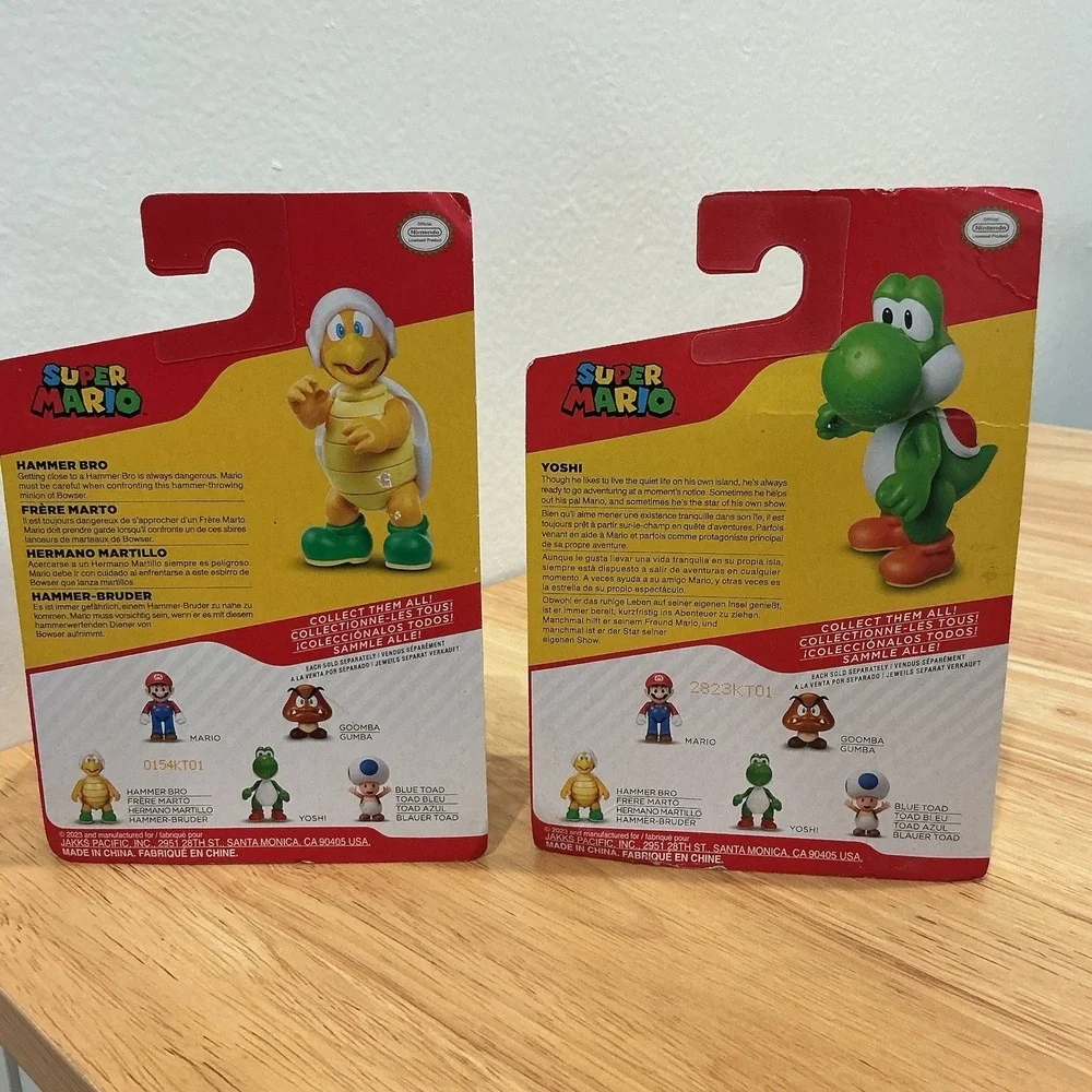 NEW Jakks World of Nintendo Super Mario 2.5-Inch Figures Set of 5 - NEW